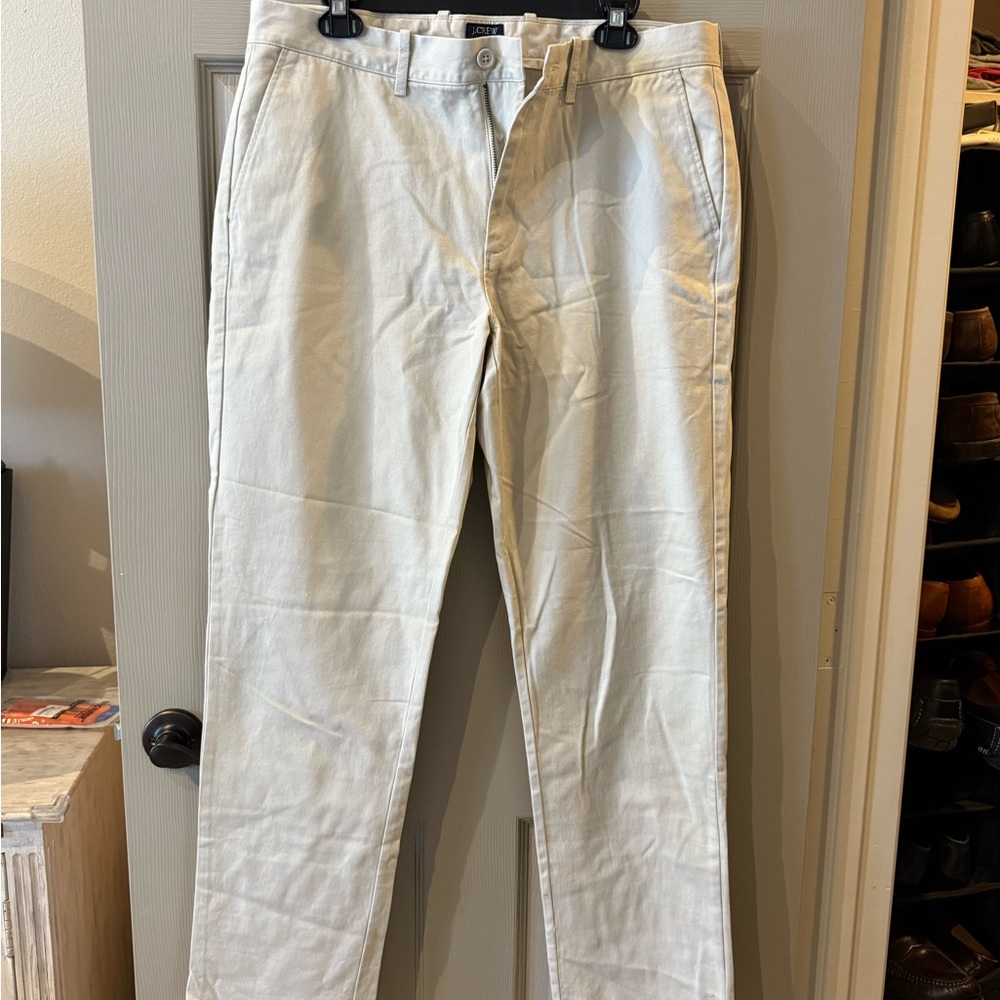 J Crew Men's Classic Beige Pants - New with Tags - 34 x 32